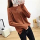 Đầu xuân phụ nữ đan áo len lỏng lẻo Han Fan khí chất nữ đại học mặc áo gió thời trang cổ tròn ngắn thủy triều áo len cổ cao