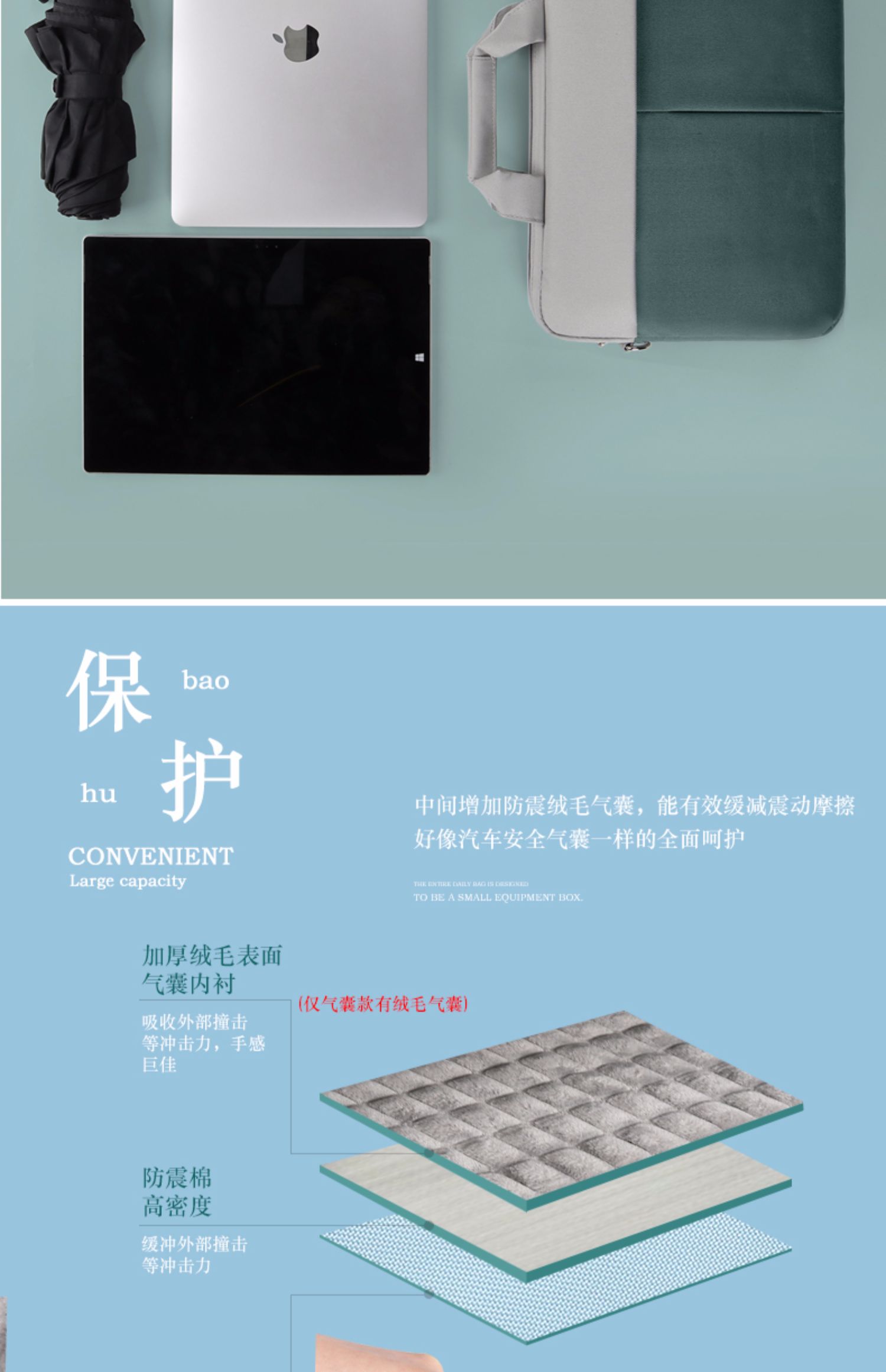 Túi xách tay cho Lenovo Apple Dell Huawei 13.3 kê ASUS HP 15.6 nam và nữ vinh quang 14 inch túi đựng máy tính macbook 15 lót nhỏ matebook tươi13 - Phụ kiện máy tính xách tay chống nhìn trộm màn hình máy tính