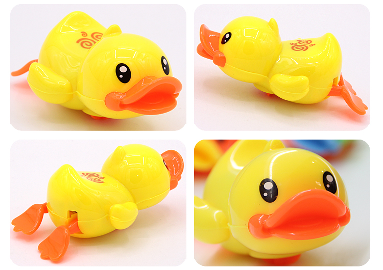 Bé baby shower boy trẻ em chơi đồ chơi nước nhỏ màu vàng vịt nhựa clockwork bãi biển hồ bơi nổi trên mặt nước bể bơi phao 2m6