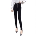 Mùa thu đông 2018 mới của phụ nữ Phiên bản Hàn Quốc của quần legging đen mỏng nữ có eo cao là quần skinny bút chì nữ quần lót lông cho nữ Quần tây thường