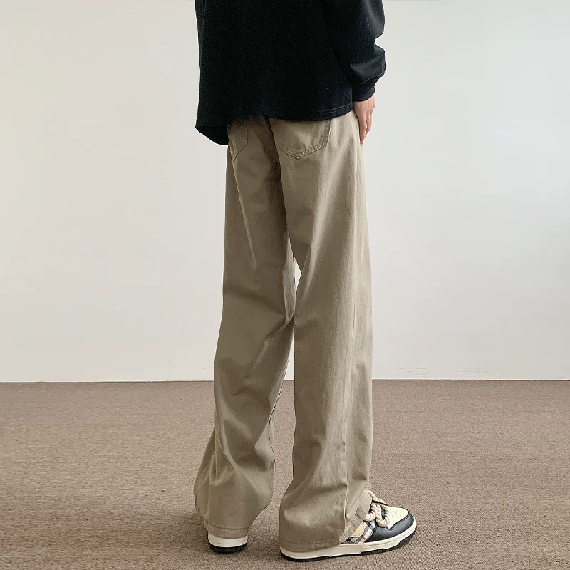 [Yunqi Hao Yiran Endorsement] GENIOLAMODE off-white cotton work casual pants men's spring and summer straight pants