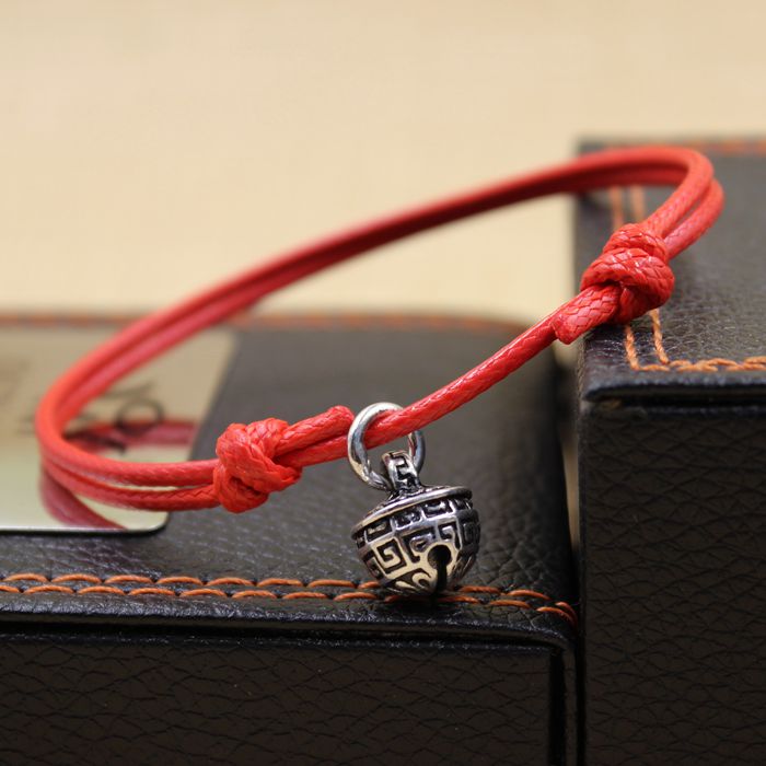 Hàn Quốc nữ vòng chân nữ sinh viên đơn giản Sen sinh viên dây đỏ chuông chân dây thời trang đen retro vòng chân vòng chân vòng chân cho nữ