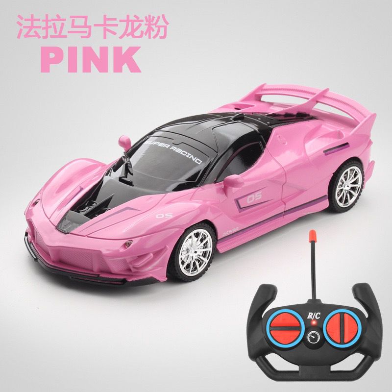 Pink Girly Internet Celebrity Remote Control Racing Car Drift Sports Car Rechargeable High-Speed Children's Birthday Toy Car Gift Box