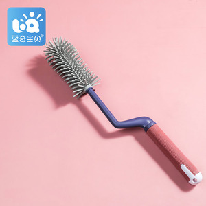 【超值6.9】硅胶奶瓶刷360度旋转