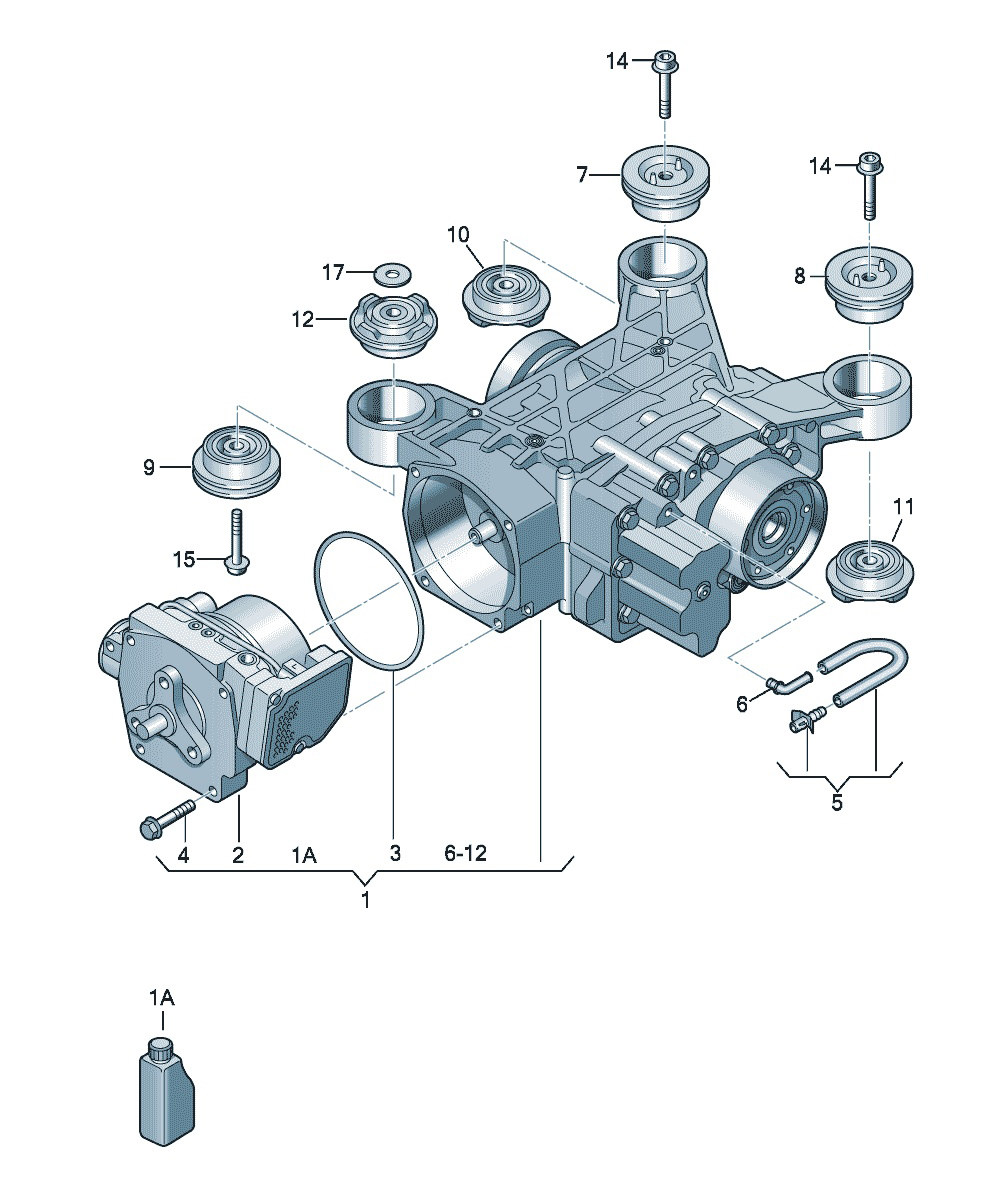 克莱斯勒Delta 后轴 主减速器
