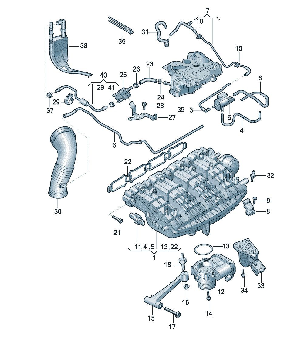 Nuvis 发动机 进气及真空设备