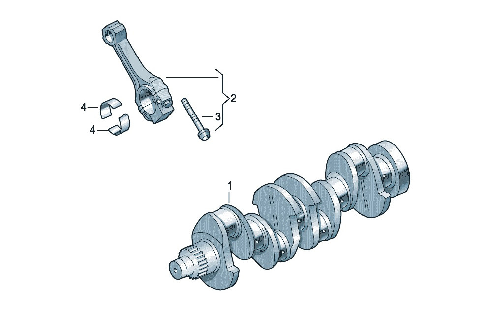 CJ Surge 发动机 曲轴连杆支座