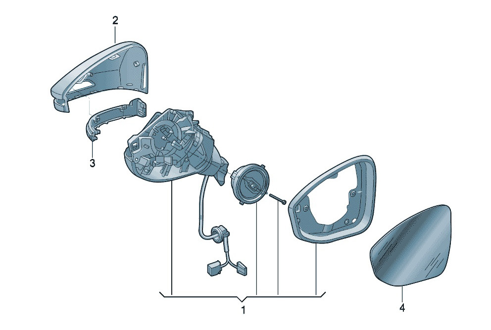 上汽大通MAXUS V90 车身 车外后视镜