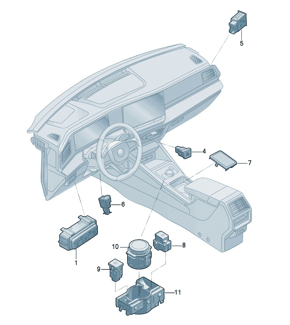 长安神骐T10新能源 电子设备 车灯开关