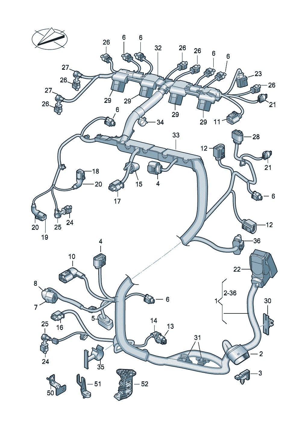 Cygnet 电子设备 马达线束