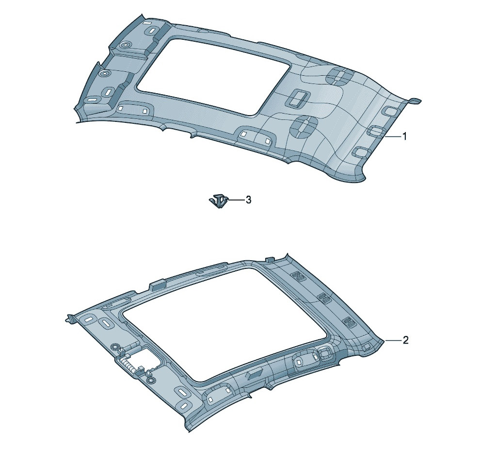 仰望R1 车身 成型车顶篷