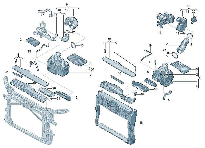 欧陆 发动机 空气滤清器及附件