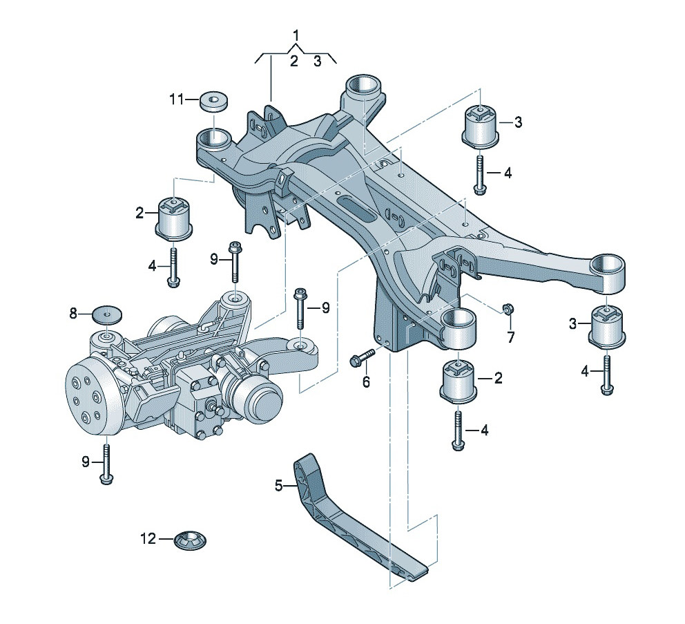 Durango 后轴 副车架主减速器横梁