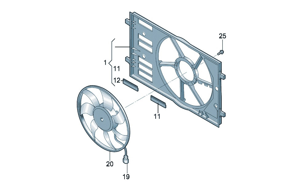 哪吒E-TAKE 电子设备 风扇环双风扇护圈