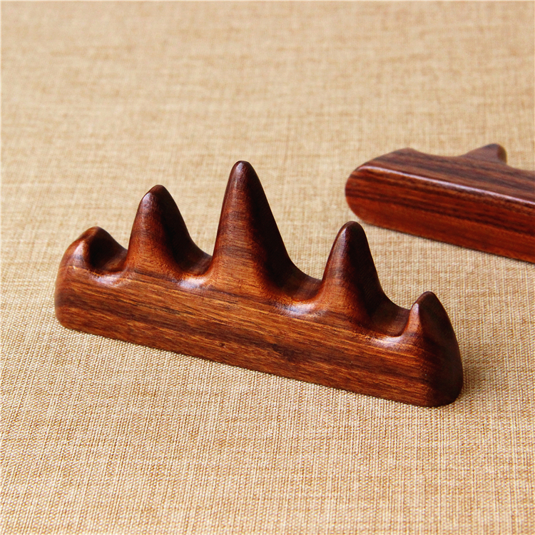 Black Azusa wood mahogany pen holder Five finger mountain pen holder pen hanging pen holder Chicken wing wood brush pen holder Four treasures of wenfangfangfangfangfangfangfangfangfangfangfangfang