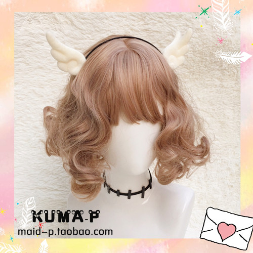 (Small P ORNAMENT) Exclusive order for Valentine's Day cupid angel wings head stirrup hairpin (spot) -Taobao