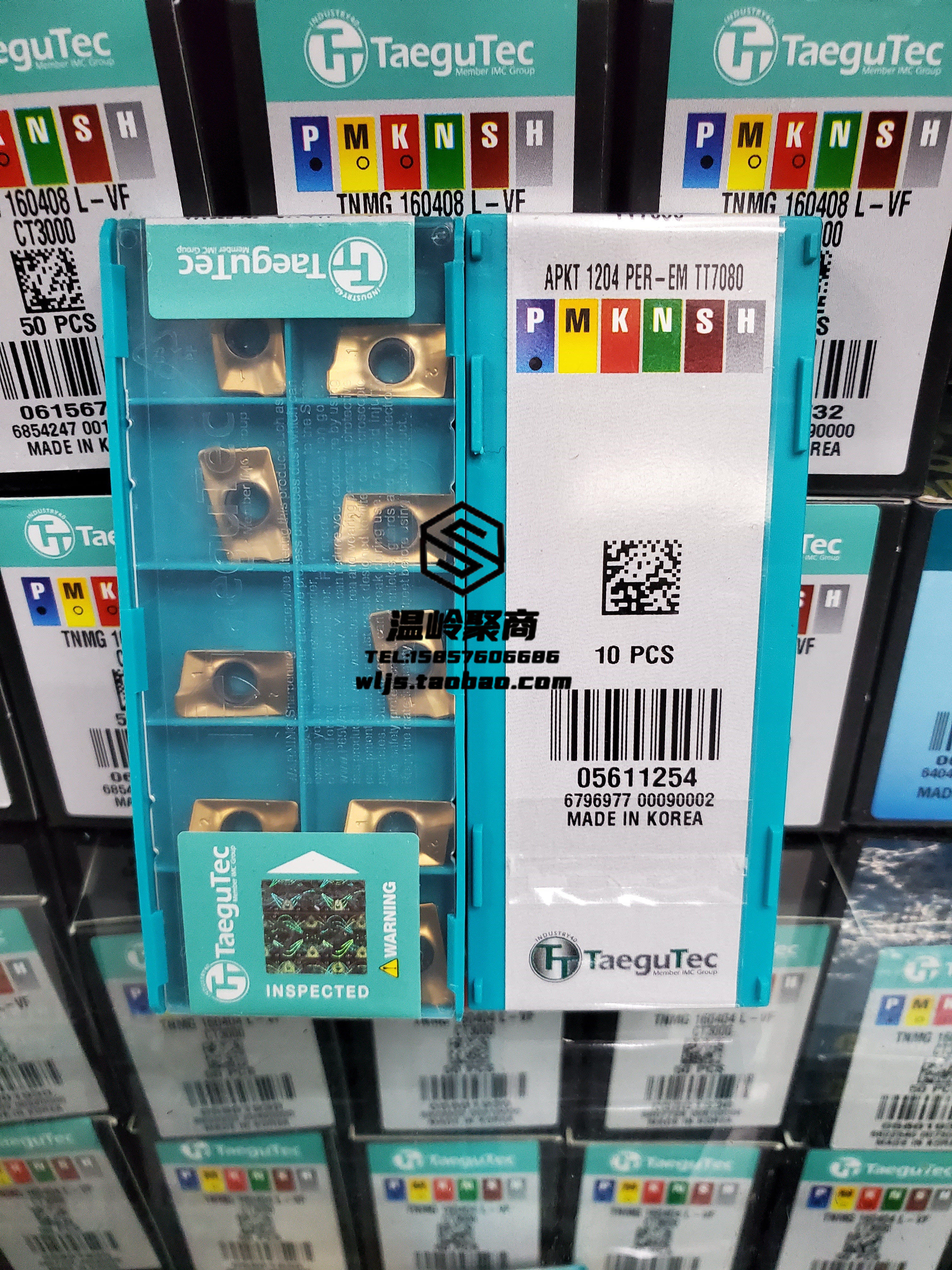 Korea Teguk Taegutec numerical control milling cutter APKT1204PER-EM APKT1204PER-EM TT9080 TT7080