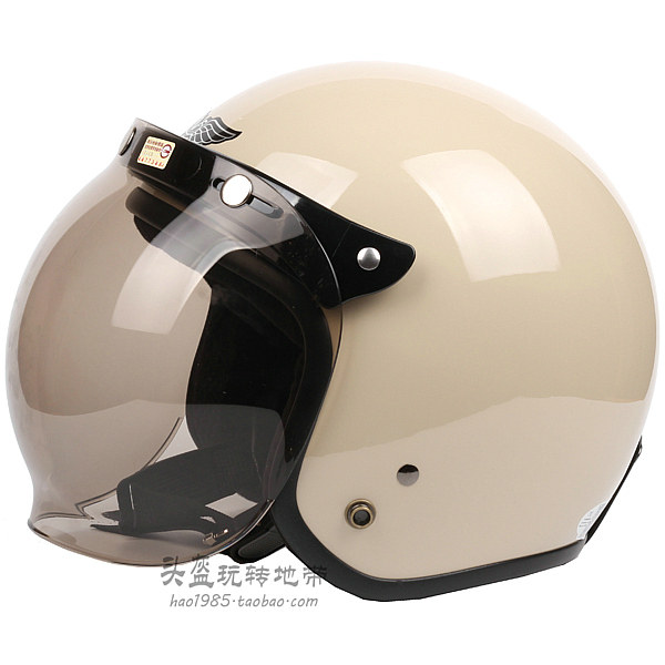 Taiwan Zhengan Khaqi electric Harley motorcycle helmet unisex hard hat sun protection retro winter warmth