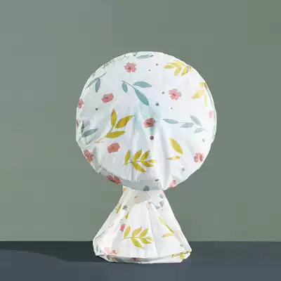 Fan dust cover three-dimensional floor vertical desktop heater cover round household electric fan cover fabric long version