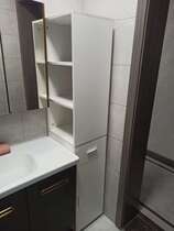 Customized living room sofa side cabinet wall corner narrow cabinet bedroom landing locker bookcase toilet cabinet