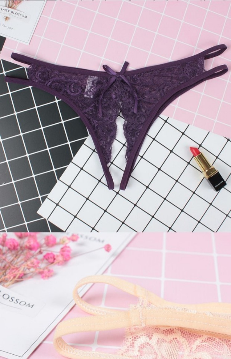 Sexy nóng quyến rũ ren trước và sau khi mở đầy đủ quần T rỗng phụ nữ trẻ kích thước lớn phụ nữ thong quần chíp nữ đẹp