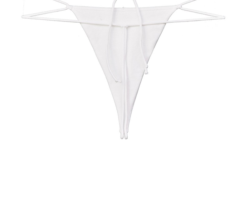 Châu Âu và Hoa Kỳ cotton tie thong nữ cảm giác dây đeo nóng cám dỗ vành đai mỏng loại t quần lót vô hình quần sịp nam tam giác