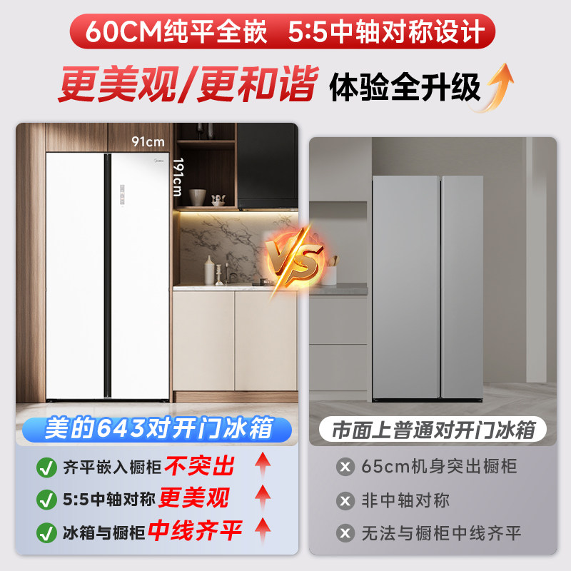 美的BCD-540WUKPZM(E)冰箱图片