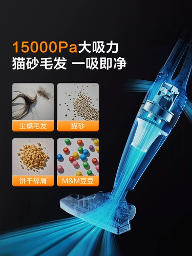 Midea Vacuum Cleaner Домохозяйство Маленькая ручная проводная проводная многофункциональная многофункциональная большая всасывающая кошка сосание волос артефакт SC861A