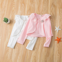 Girl princess with small shawl and skirt summer children's thin cape baby cloak waistcoat baby coat