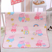 Baby compartment urine mat waterproof washable double face physiological period cool mat child large number baby cot urine bed double face suede ice silk