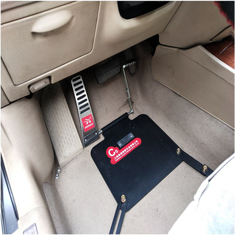 Inexplico Brigade Left moving pedal fixed left foot throttle Persons with physical and mental handicamers C5 Car aids retrofit with protective board car