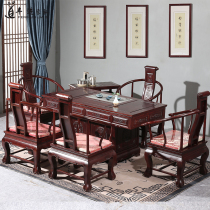 Mahogany African sour wood luxury tea table tea table tea table living room guest coffee table hotel lobby tea table and chairs solid wood