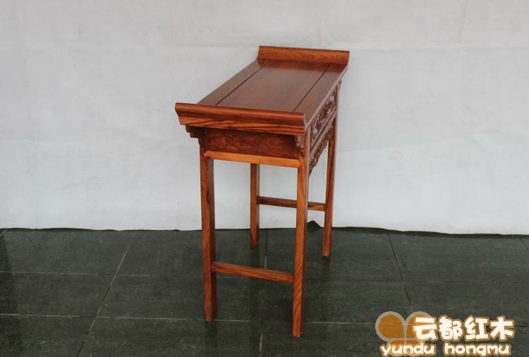 Bàn làm bằng gỗ gụ đại sảnh gỗ nguyên khối để bàn cho bàn Phật Shentai theo phong cách Trung Quốc - Bàn / Bàn mẫu bàn ghế đẹp