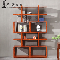 Mahogany Chinese storage rack Duobao Pavilion Bogu rack rosewood happy tea antique simple partition modern wood