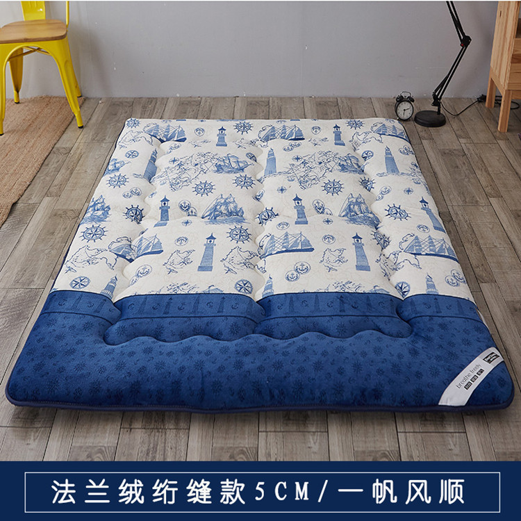 Dày nệm 1,5 m giường gấp tatami sàn để giữ ấm giường nhíp 1.8m1.2 m sinh viên 0.9 m pad