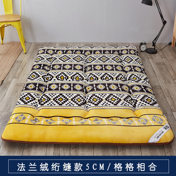 Dày nệm 1,5 m giường gấp tatami sàn để giữ ấm giường nhíp 1.8m1.2 m sinh viên 0.9 m pad