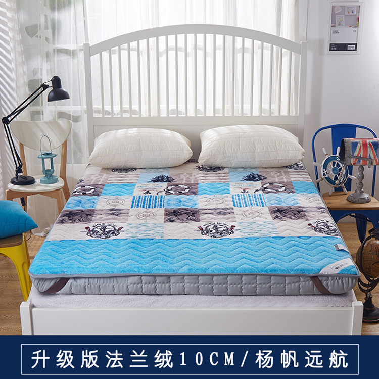 Dày nệm 1,5 m giường gấp tatami sàn để giữ ấm giường nhíp 1.8m1.2 m sinh viên 0.9 m pad