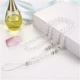 Tay điện thoại dây treo cổ nữ mô hình tinh thể lập hạt rhinestone lanyard điện thoại di động không khí dây oppovivo - Phụ kiện điện thoại di động