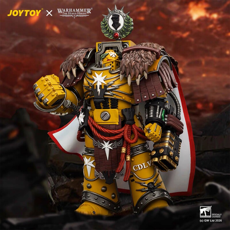 Dark Source Warhammer Imperial Fist Master Ivaned Gaiusksonia Tyrant Action Figure Model
