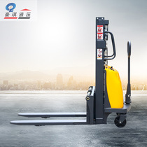 1 ton 1 5 ton 2 ton semi-electric stacker truck hydraulic lift loading and unloading forklift semi-automatic stacker truck