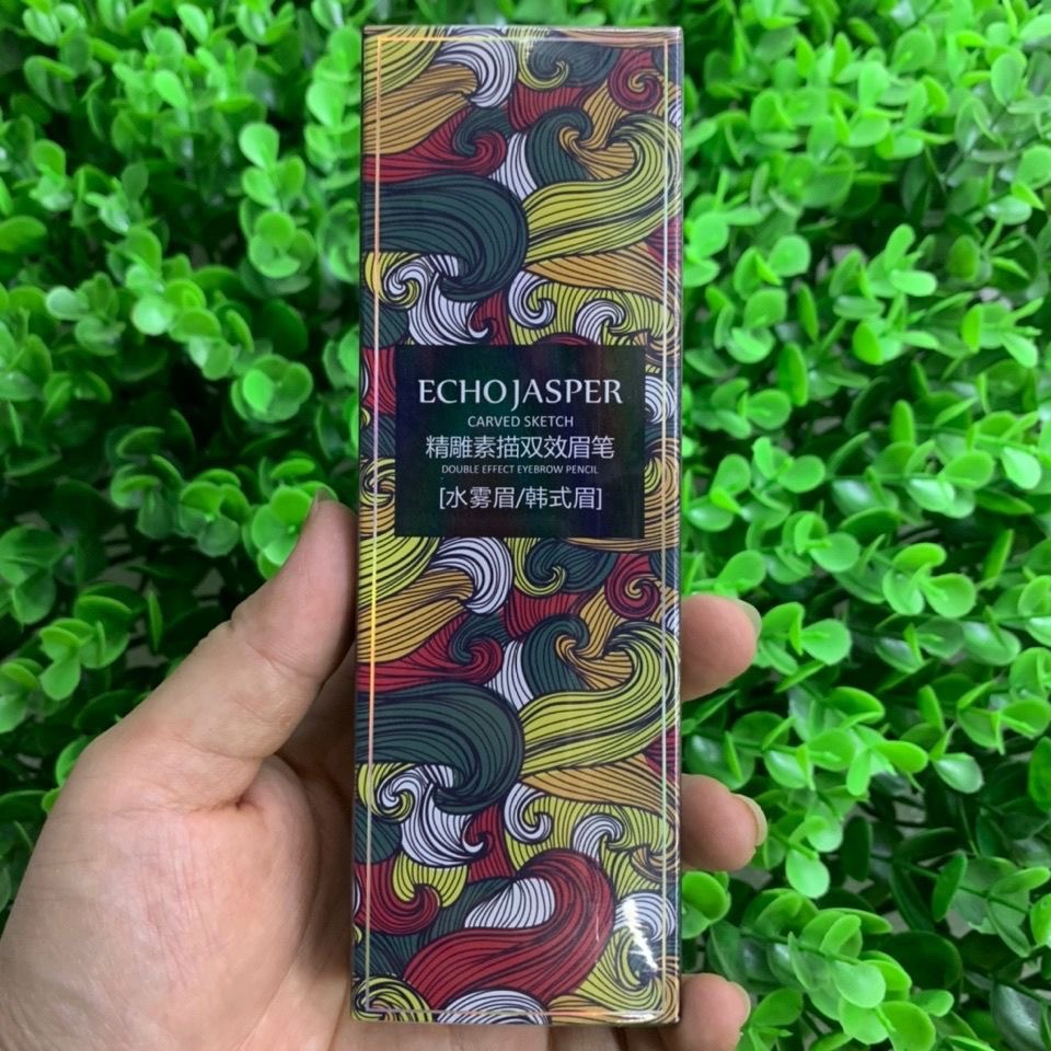 ECHOJASPER Kou Gabi finely carved sketch double-effect eyebrow pencil double-headed waterproof and sweat-proof for a long time without smudging