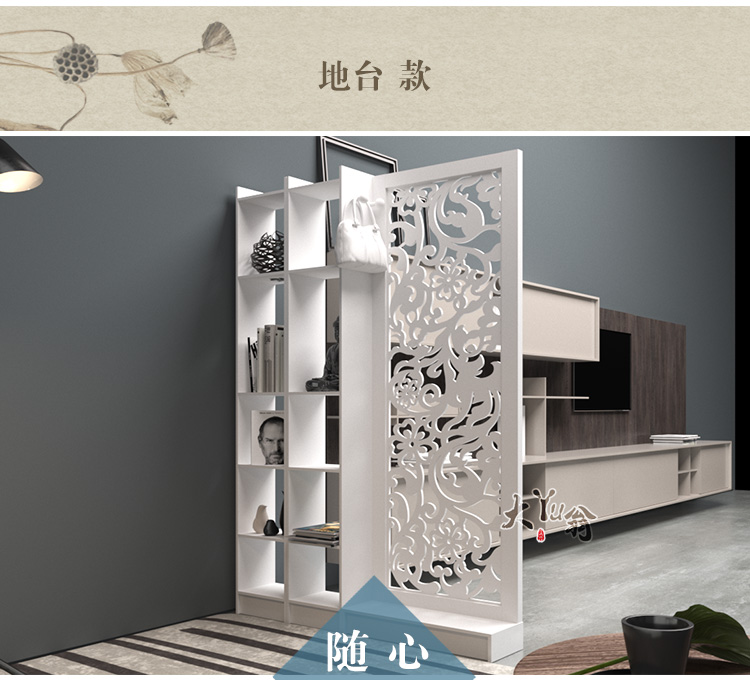 Phong cách châu Âu phân vùng màn hình hiên tủ gấp thời trang đơn giản hiện đại phân vùng tủ phòng khách sảnh phòng ngủ di động đẩy và kéo - Màn hình / Cửa sổ bình phong