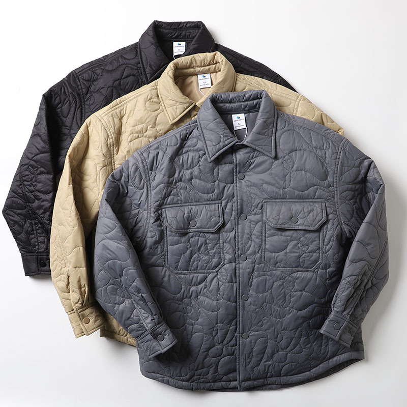 Japanese-Style Vintage Lightweight Quilted Lapel Shirt-Style Cotton Jacket for Men, Loose Casual Padded Jacket Trendy