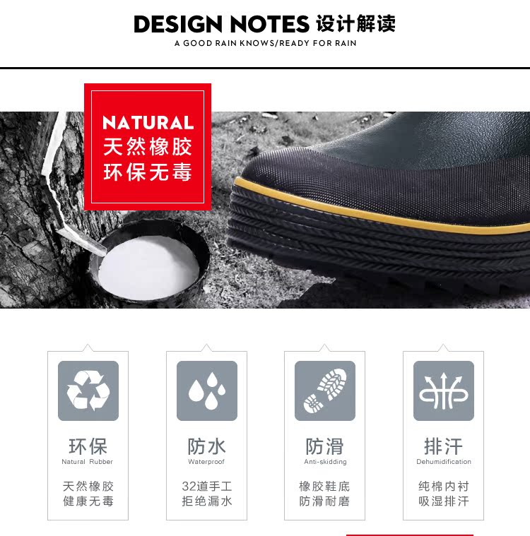 Chaussures - bottes caoutchouc homme LOSTLANDS - semelle caoutchouc - Ref 963137 Image 9