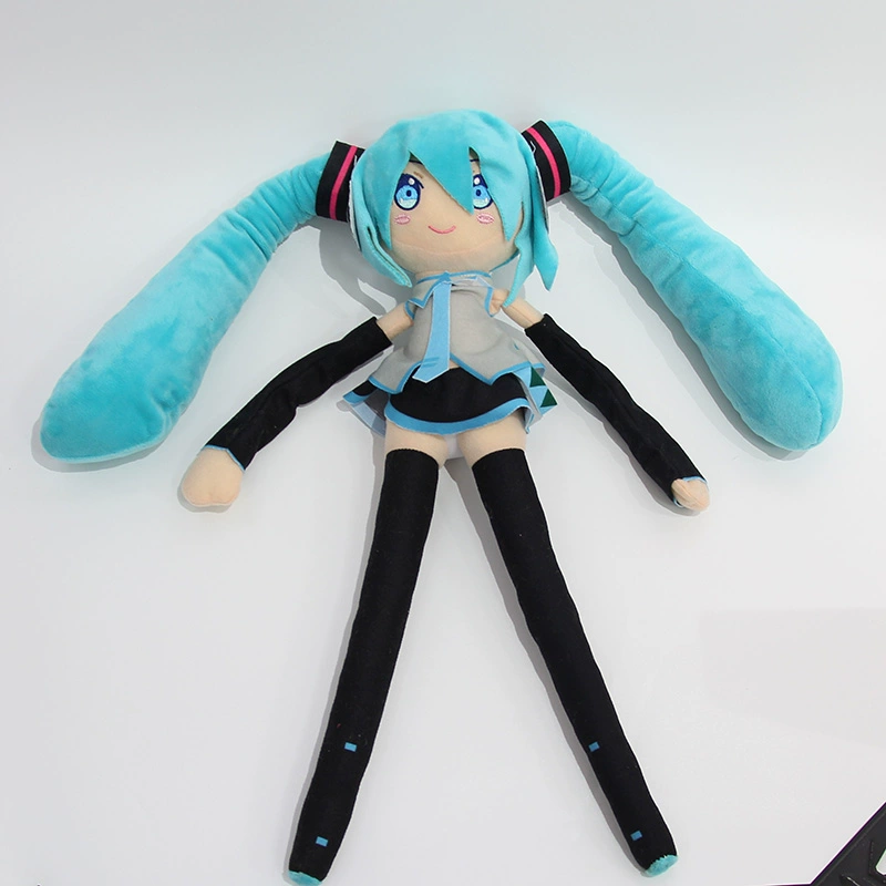 Phim hoạt hình hoạt hình xung quanh đồ chơi sang trọng Búp bê chân dài Hatsune Miku búp bê sang trọng quà tặng búp bê đồ chơi quà tặng - Carton / Hoạt hình liên quan