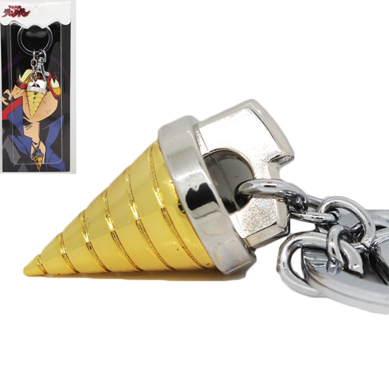 Tengen Toppa Gurren Lagann Necklace Tengen Toppa Gurren Lagann Red Lotus Eye Series Cone-Shaped Keychain Pendant Necklace Key Ring