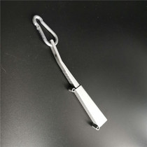 Straight-through anchor connecting piece arched clamping wedge type anchor connecting piece butterfly optical cable special clip 1000 e-042-a