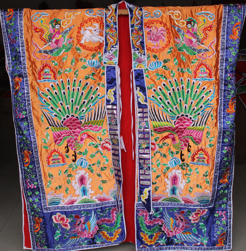 Tianlong embroidered Taoist clothes clothes high-power foreclothes Kowloon with pagoda clothes