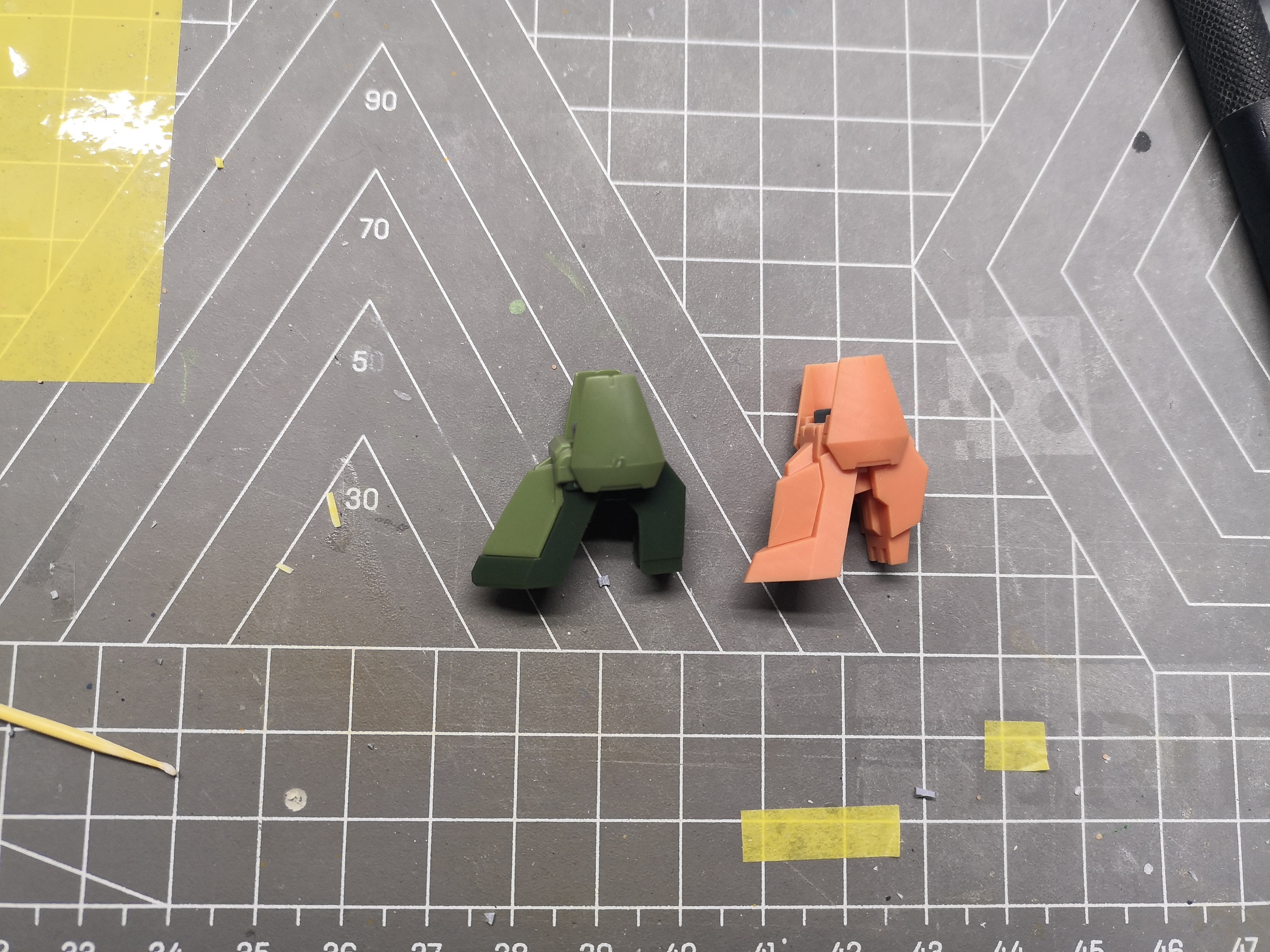 hg 1 144 Glaze original magic foot 3D prints a price