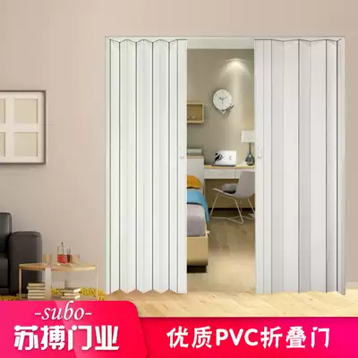 PVC folding door sliding door interior door wardrobe sliding door living room toilet bathroom balcony shop partition sliding door